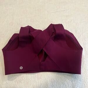 Lululemon burgundy purple bra 36DD